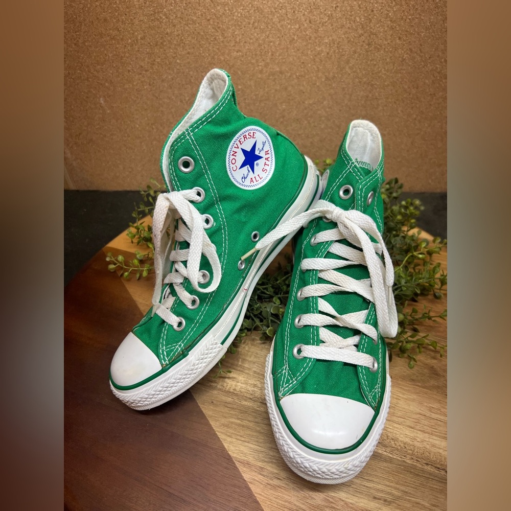 Green High Top Converse